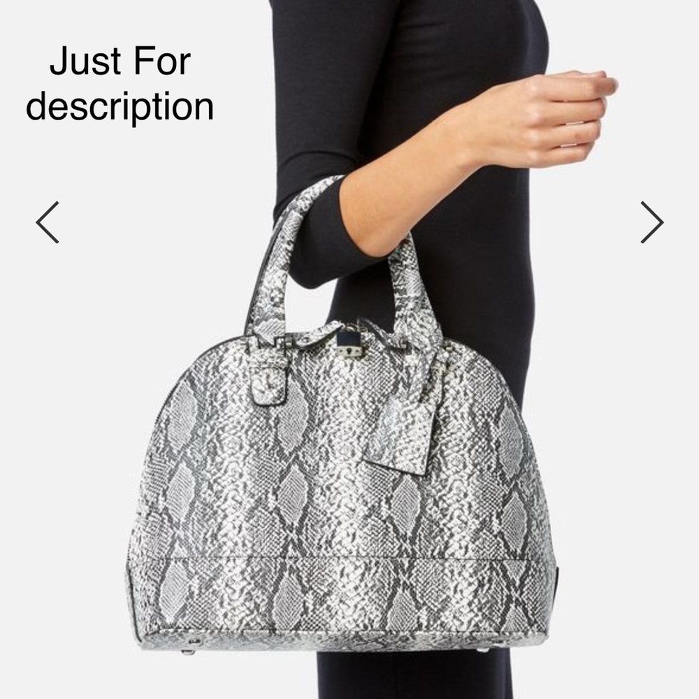 JUST FAB IAN SATCHEL - CORAL (NEW WITH TAGS) - Picture 5 of 5